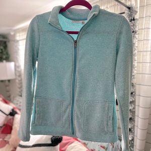 Blue Merle Zip Up Sweater
